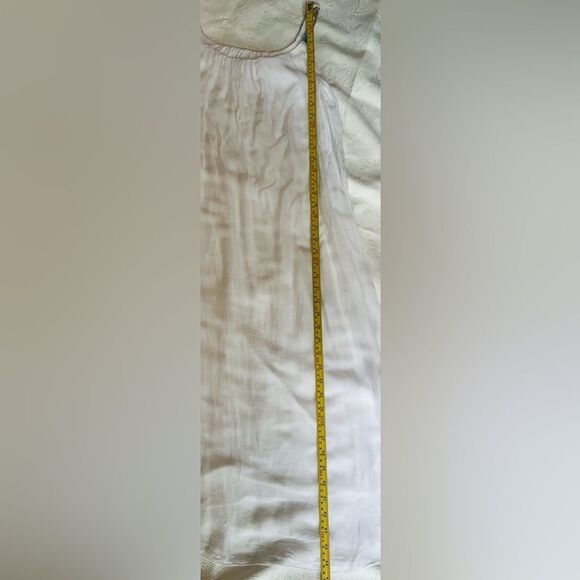 Silk Sundress Made in Italy Sz Small-Medium Rhinestone Bedazzled Straps Lined - Picture 7 of 10